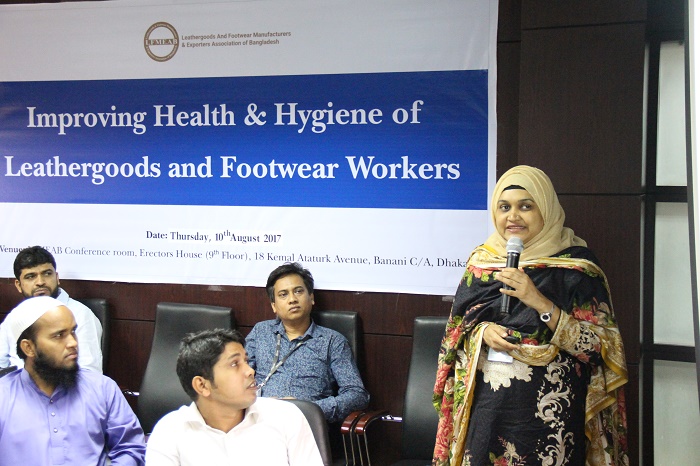 Improving Health & Hygiene of Leathergoods & Footwear Workers