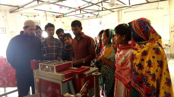 Training on Sewing Upper Section_Batch-2 Training at LTSE From_3rd January 2016 – 24th January 2016.