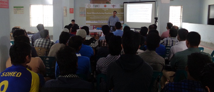 Training on Good Manufacturing Practice (GMP) for SMEs_30th January-2016