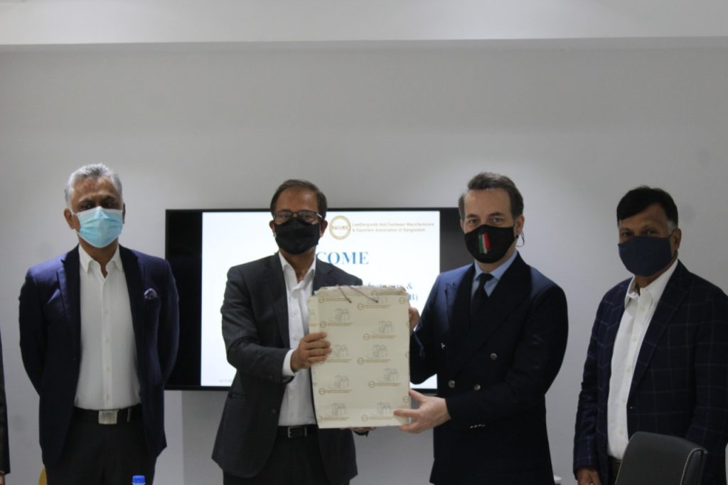 Courtesy visit of H.E. Mr. Enrico Nunziata, Ambassador of Italy to Bangladesh at LFMEAB