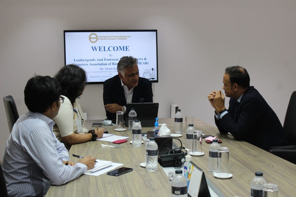 Courtesy visit of Mr. Mehdi Hasan, Director General (Administration), Ministry of Foreign Affairs and Bangladesh’s Ambassador-Designate to Sweden at LFMEAB