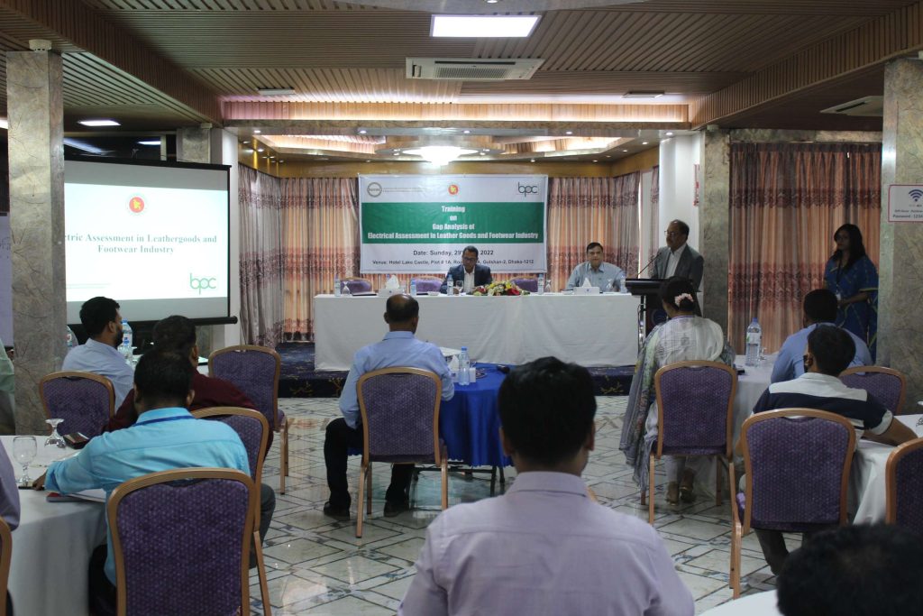 Training on Gap Analysis of Electrical Assessment in Leather Goods and Footwear Industry