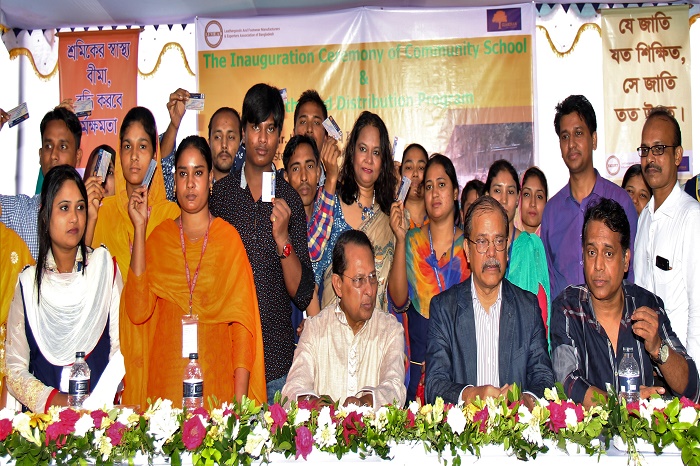 Health Card Distribution among Picard Bangladesh Limited and Leatherex Footwear Industries Limited Workers