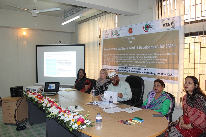 Training on Procurement of Leather & Market Development for SMEs_9th February-2016
