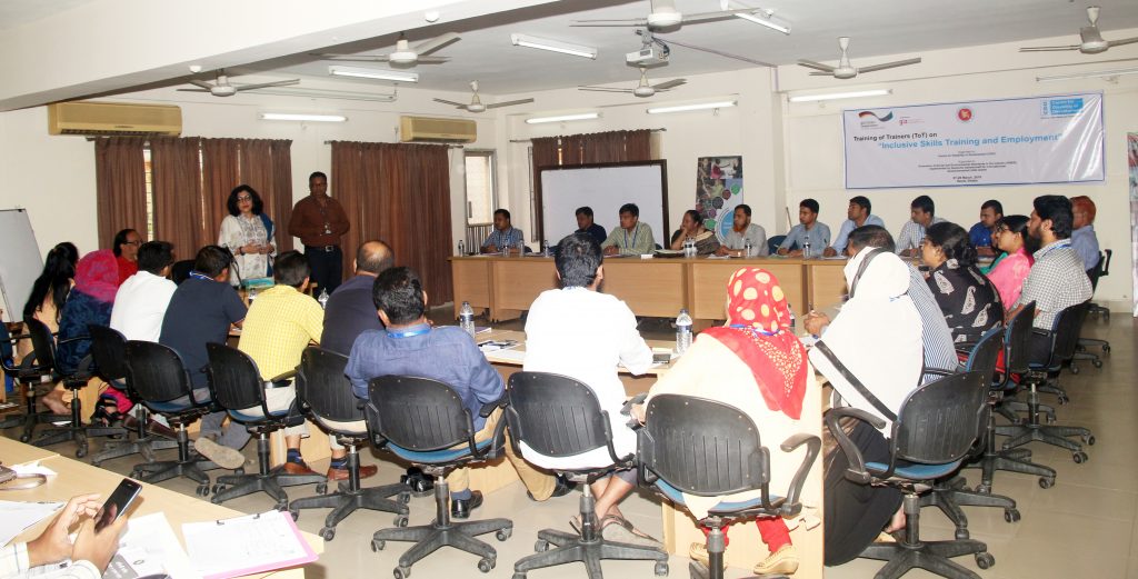 Training of Trainers on Inclusive Skills Training and Employment